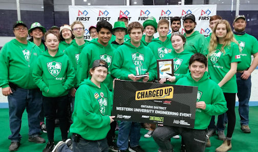 The Kincardine Record | Kinetic Knights win Creativity Award at London ...