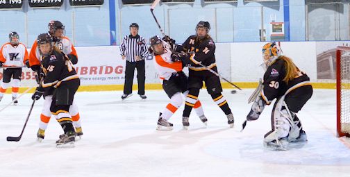 Kincardine Montgomery Ford Midget girls down Lucknow, 4-2