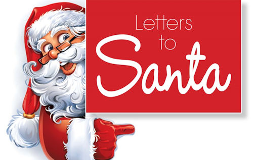 Letters to Santa from Grade 1 students at KTTPS