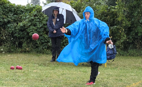 ​Special Olympians persevere through the rain at Robert McCourt Memorial Bocce Tournament