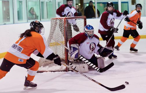 Kincardine Montgomery Ford Midget girls win one, lose one