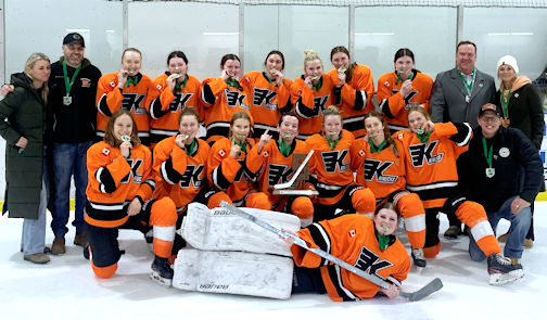 ​U18B Kincardine girls win 2026 International Silver Stick championship in Sarnia