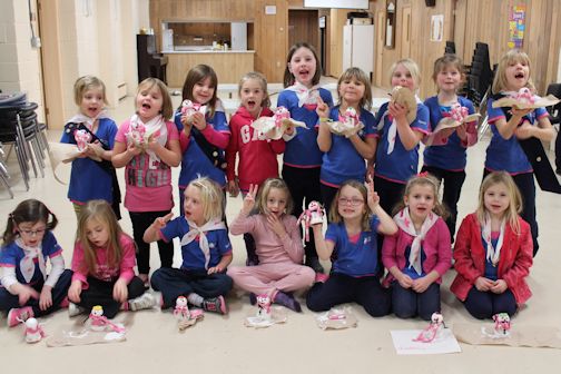 Kincardine Sparks focus on winter crafts and activities