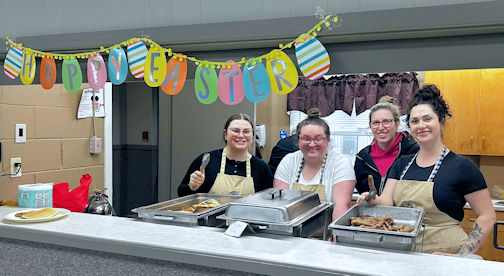 Tiverton Agricultural Society serves up breakfast and annual Easter Egg Hunt