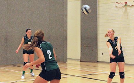 KDSS senior girls volleyball team downs Chesley, Walkerton