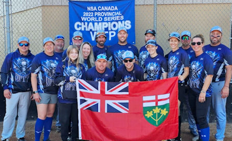 Kincardine WTP Co-ed Slo-Pitch Team places third at worlds in Kamloops, B.C.