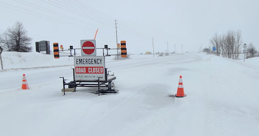 ​Highway 21 in Kincardine area remains closed as snow removal continues