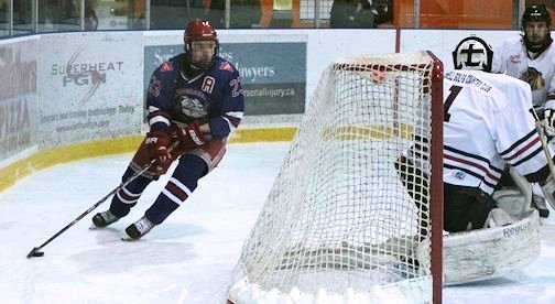 Bulldogs handle Mitchell Hawks, but lose in overtime to Walkerton Hawks
